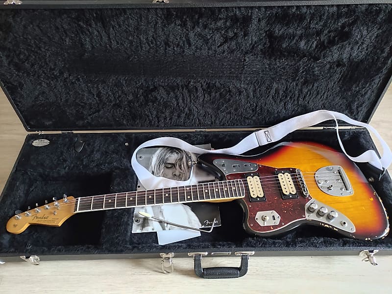 Fender Kurt Cobain Road Worn Jaguar Left-Handed | Reverb