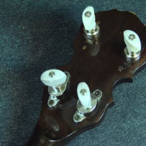 Vintage Iida Custom Made Model 231 5-String Closed Back Banjo W/Hardshell Case image 9