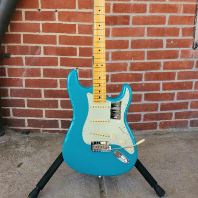 Fender American Professional II Stratocaster with Maple Fretboar Miami Blue image 1