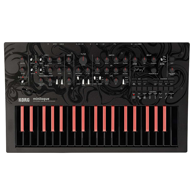 Korg Minilogue Bass 37-Key 4-Voice Polyphonic Synthesizer
