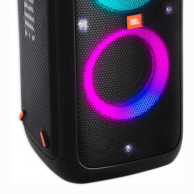 JBL Partybox 310 Rechargeable Bluetooth LED Tailgate Party Speaker w/(2)  Mics