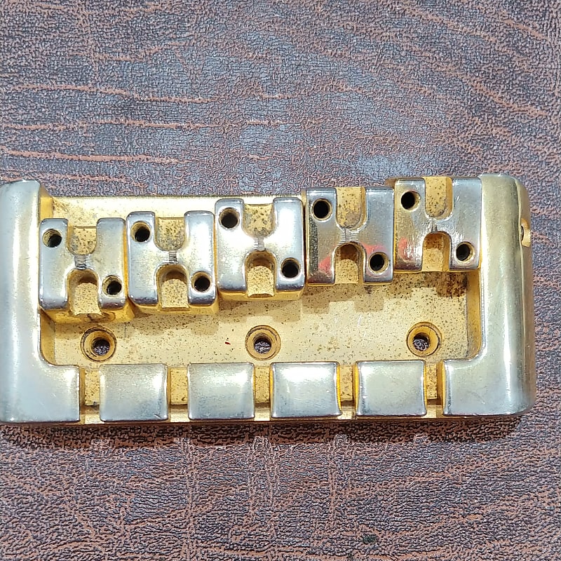 Spector Euro 5 String Bass Bridge Brass Gold Reverb