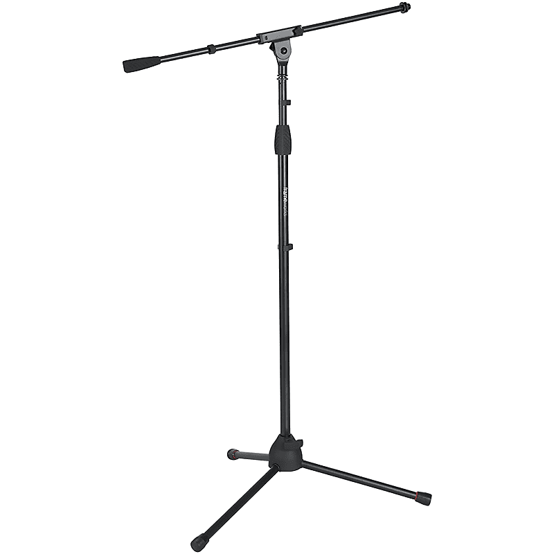 Gator GFW-MIC-2110 Frameworks Tripod Mic Stand with Single Section Boom and Deluxe One-Handed Clutch image 1