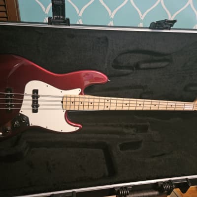 Fender American Ultra II Jazz Bass - Sinister Red #05599