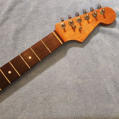 Musikraft Stratocaster Neck - Mahogany/Rosewood image 1