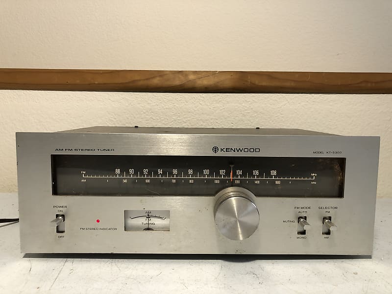 Kenwood KT-5300 Tuner AM/FM Radio Vintage Audiophile Japan 2 Channel HiFi  Stereo
