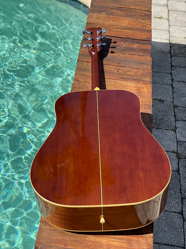 Morris MD-506 Dreadnaught Acoustic - Martin Copy | Reverb