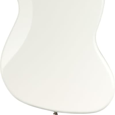 Fender Player Jazz Left-Handed Bass Maple FB, Polar White image 4