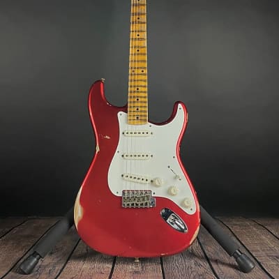 Fender Custom Shop '58 Stratocaster, Relic- Faded Aged Candy Apple Red (7lbs 9oz) image 14