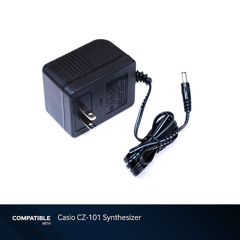 Power Adapter for Casio CZ101 Synthesizer Reverb