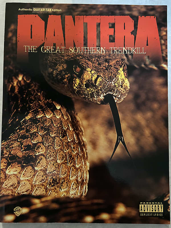 Pantera - The Great Southern Trendkill - Guitar Tab / | Reverb