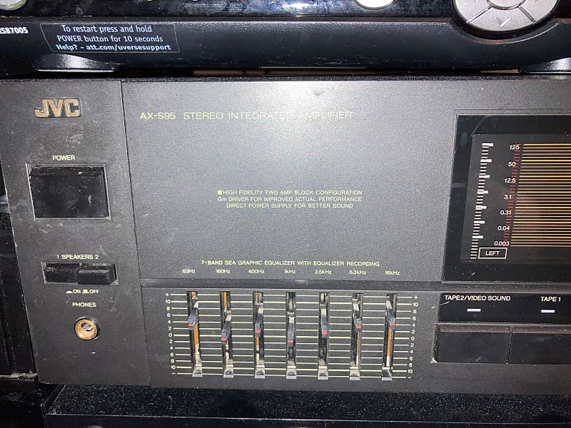 JVC AX-S95 1990 Black | Reverb