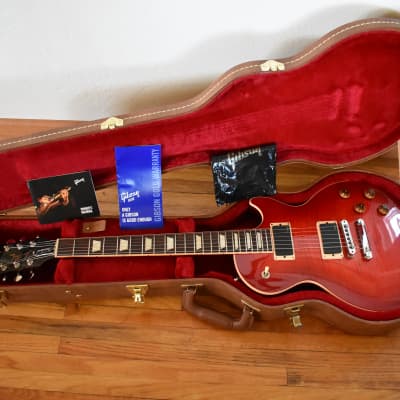Gibson Les Paul Standard 2018, Lightweight, Blood Orange, EMG pickups, OHSC image 2