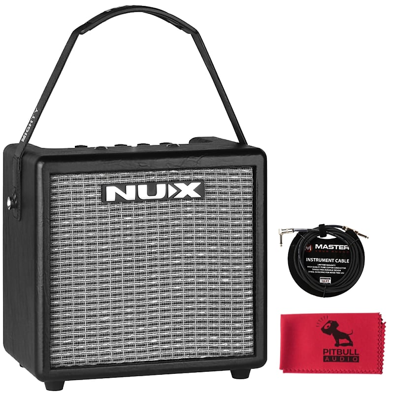 Nux Mighty 8bt Portable Battery Powered Bluetooth Guitar Amp Reverb