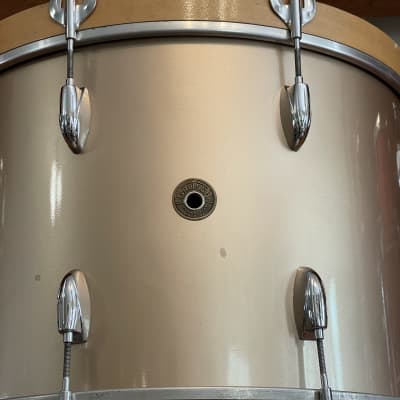 1950's Gretsch 20" Round Badge Bass Drum 14x20 - Copper Mist Lacquer Refinish image 10