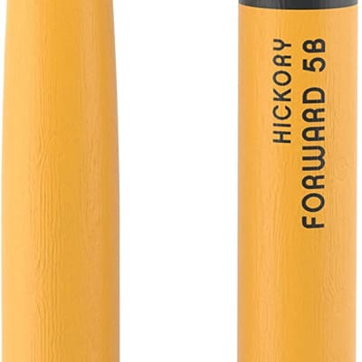 ProMark Classic Forward 5B Painted Yellow Hickory Drumsticks, Oval Wood Tip, One image 2