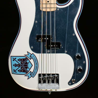 Fender Steve Harris Precision Bass Maple Fingerboard Olympic White (195) image 3
