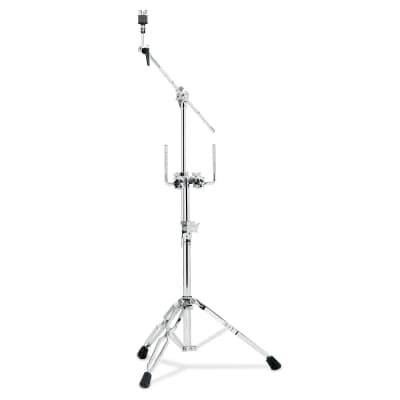 DW 9000 Series Double Tom Stand w/934 Cymbal Boom Arm image 1