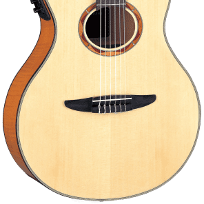 Yamaha NTX900FM Flamed Maple Classical Cutaway with Electronics Natural
