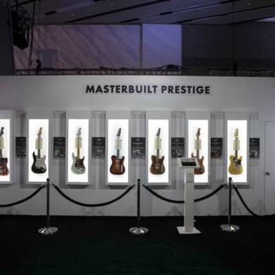 2017 Fender NAMM Display Prestige Masterbuilt  Frosted Gold Duco NOS  Stratocaster  Scott Buehl NEW! image 17