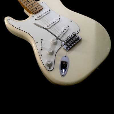 LEFTY! Vintage Fender MIJ ST67 Custom Contour Body Relic Strat Body Hendrix Blonde Guitar CBS Reverse HSC image 2