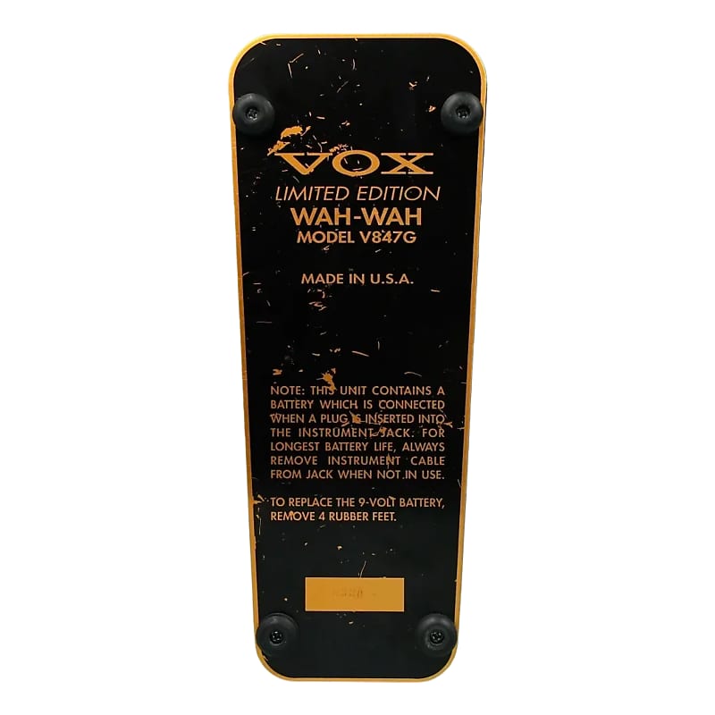Vox V847G Wah | Reverb