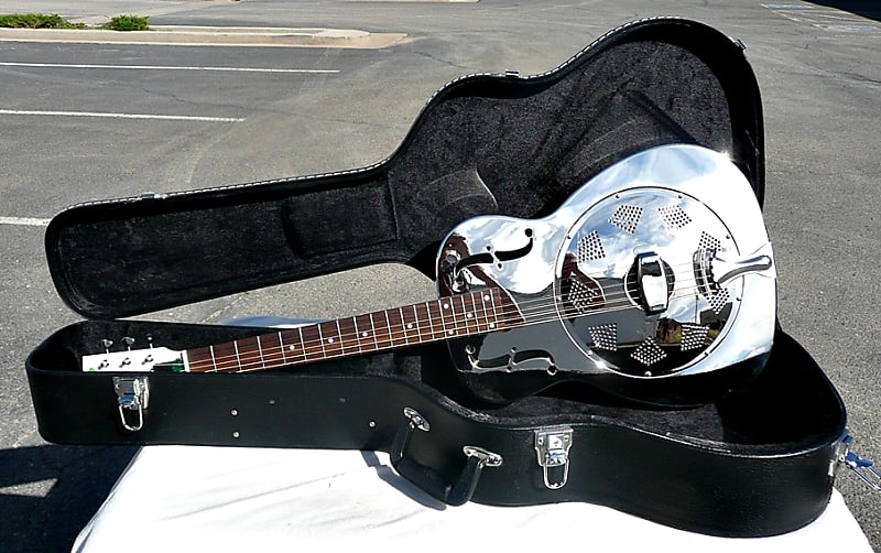REGAL RC-2 Reso Resonator Round Neck Acoustic Guitar w Hardshell Case - Mint Cond - Free Shipping image 1