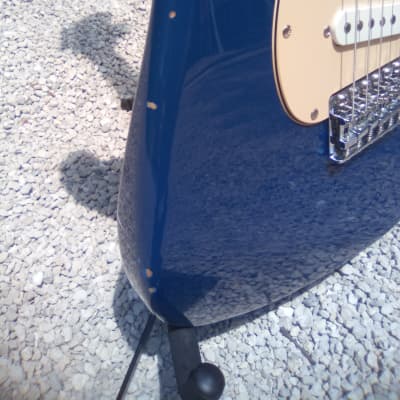 Squier Affinity Series Stratocaster 21-Fret with Rosewood Fretboard 1997 - 2000 - Baltic Blue image 8