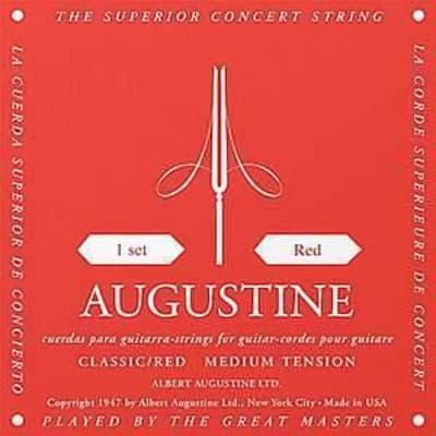 Augustine Classic Red Strings - bassi alta tensione acuti normali for sale