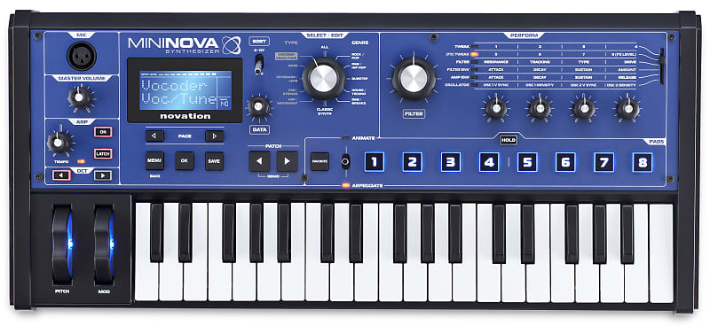 Novation MiniNova Synthesizer 37-key Keyboard Mini Nova Synth image 1