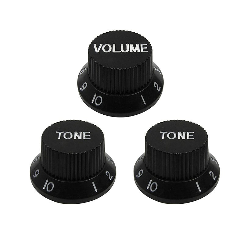 3Pcs/set Stratocaster Guitars Knob 1-Volume 2-Tone Control | Reverb