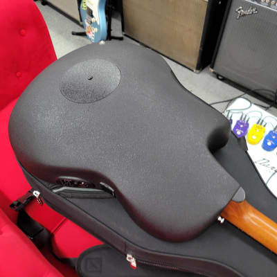 Ovation Applause AE44-5 Mid Depth Acoustic Electric with case - Black image 20