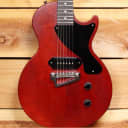 GIBSON 2009 LES PAUL JUNIOR Jr Dog Ear P90 Faded Worn Cherry Fralin Hipshot Upgrades! 90306