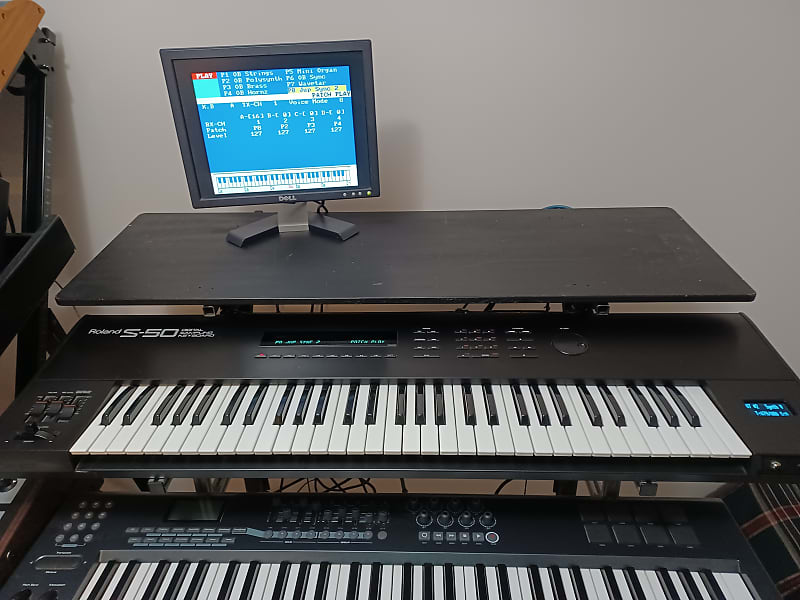 Roland S-50 Digital Sampling Keyboard One of a Kind Custom Mods