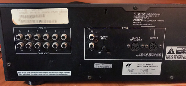 RARE - Sansui - MR-6 - 6-Track Multi Track Recorder | Reverb