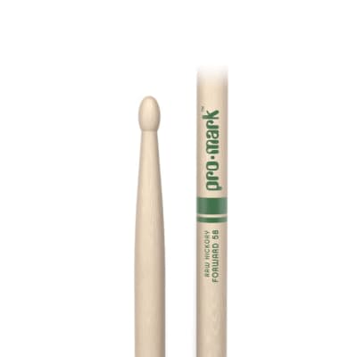 Promark TXR5BW American Hickory Natural Wood Tip, Single Pair, Unlacquered image 5