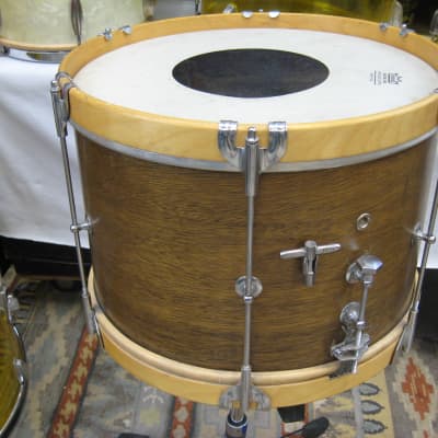 Gretsch 10X14" Marching Snare Drum (Lot#CB7182) Dec. 29, 1953 Mahogany/Maple image 1