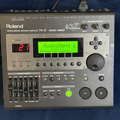 Roland TD-12 Drum Sound Module with trigger cables