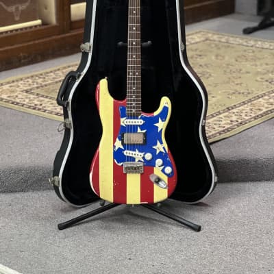 Fender Wayne Kramer Signature Stratocaster Red, White, and Blue
