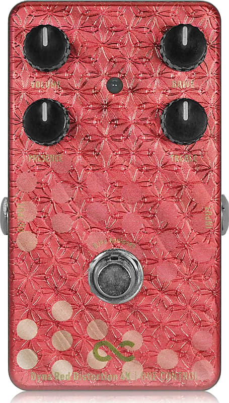 One Control Dyna Red Distortion 4K Guitar Effects Pedal image 1