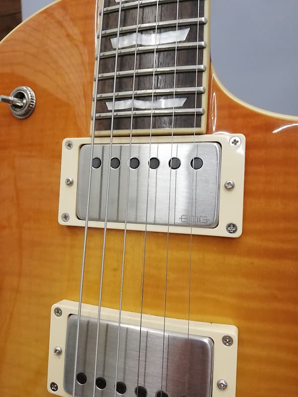 ギター ESP E-II EC FM/EMG Lemon Burst Esp e ii eclipse lemon burst | Reverb