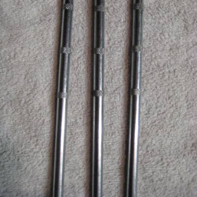 Vintage Gretsch Floor Tom Legs 1960's -- Complete Set of Three Legs with Rubber Ends image 7