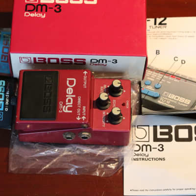 ギター BOSS DM-3 Feature – 1984 BOSS DM-3 Delay