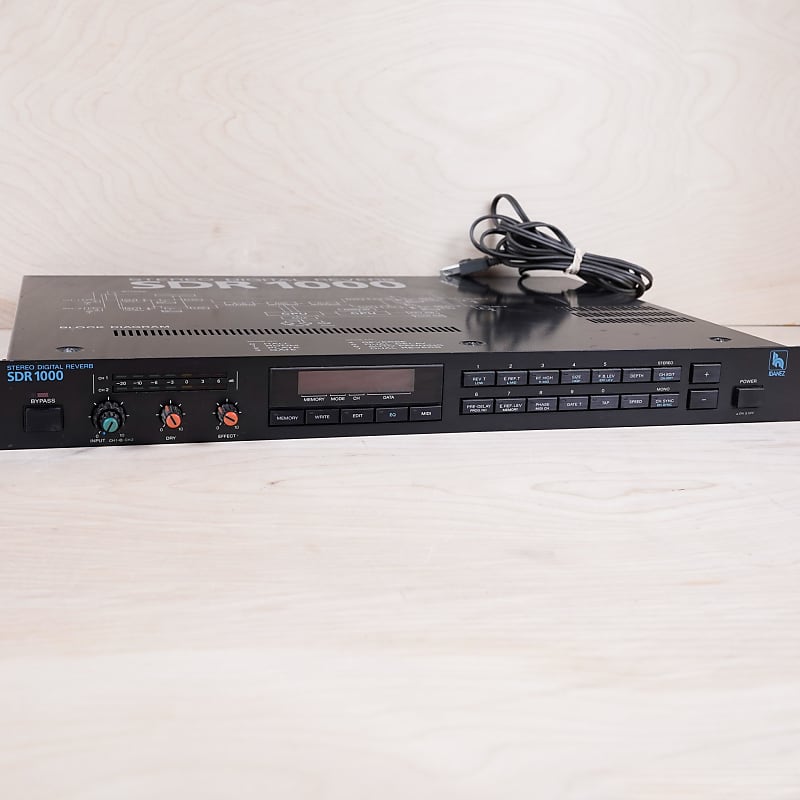 ギター SDR1000  IBANES  STEREO  DEGTAL REVERB Ibanez SDR 1000 Stereo Digital Reverb Processor Japan 220v