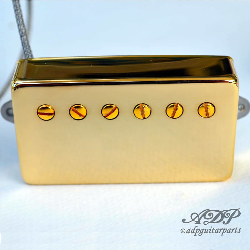 Humbucker bridge 7.8K Kent Armstrong Vintage 57 gold cover Reverb