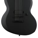 ESP LTD Viper-7 Baritone Black Metal Electric Guitar - Black Satin (LVIPER7BBKMBSd2)