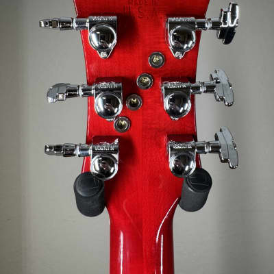 B.C. Rich Custom Shop Bich 10 Supreme 2025 - Transparent Red image 7