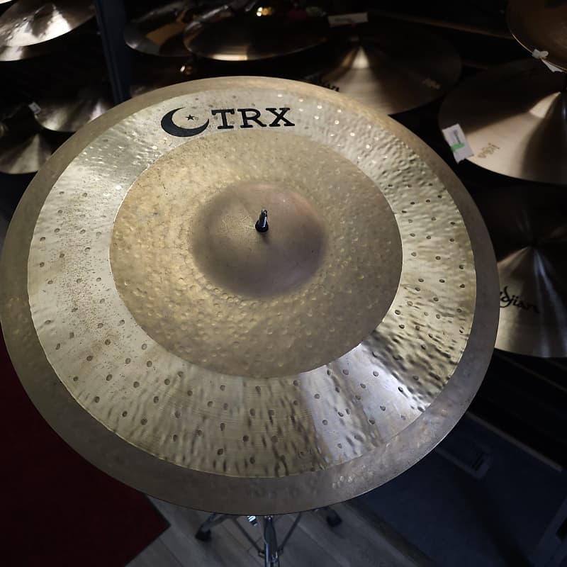 Used TRX 21" Custom Extra Dry Ride Cymbal 3496g Reverb