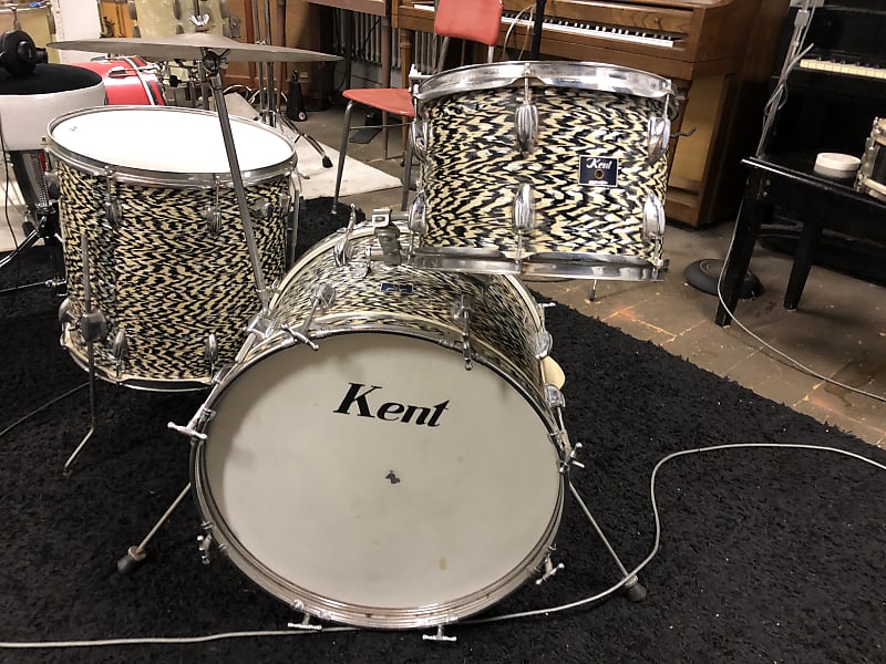 Kent Drum set 1969 Tortoise Reverb