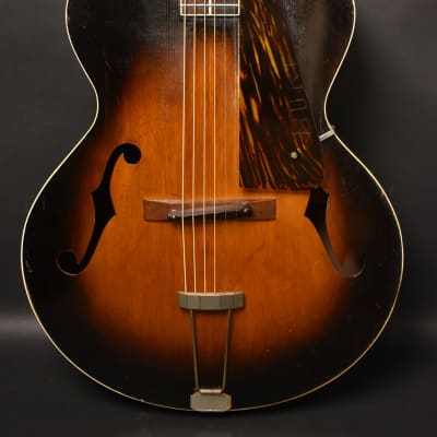 c. 1935 Cromwell By Gibson G-4 Archtop Acoustic Sunburst image 2